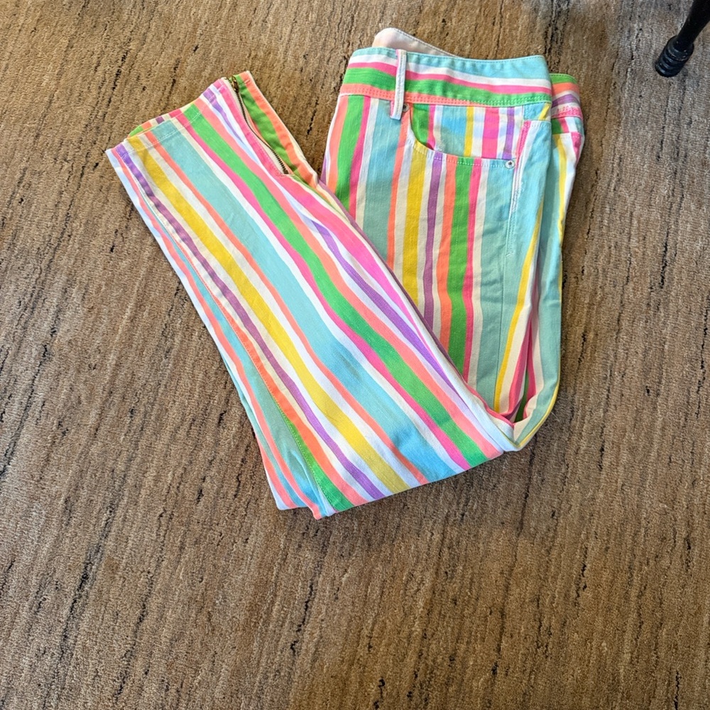 Lilly Pulitzer Worth Skinny Mini Zip Size 12